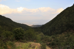 Поглед од Горна Белица на Охридско езеро