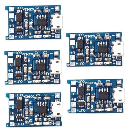 5pc-Micro-USB-5V-1A-Lithium-Battery-Charging-Board-Charger-Module-Protection-Pad
