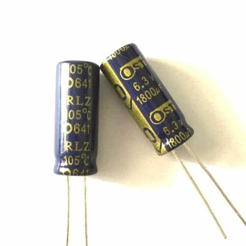 10PCS-6-3V-1800uF-6-3Volt-1800MFD-Electrolytic-Capacitor-8-20